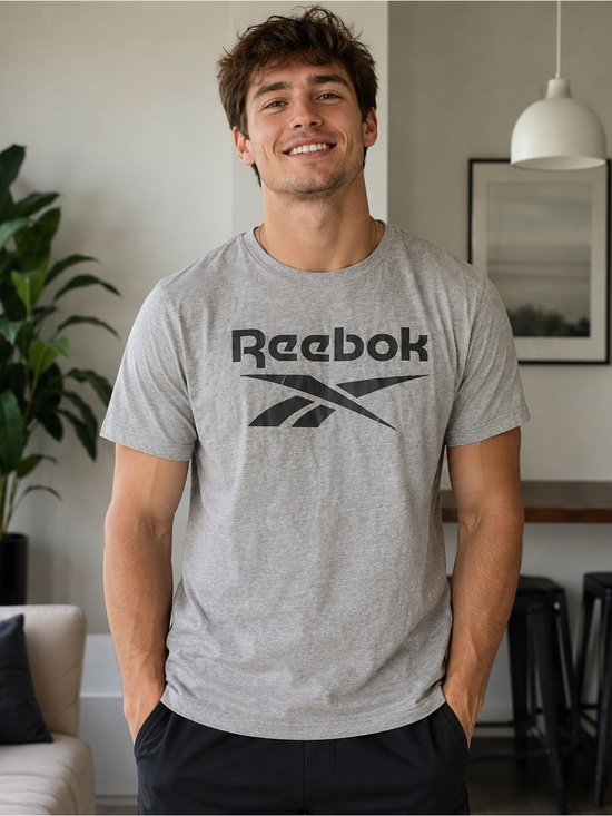Reebok Other - Reebok Gray Short Sleeve Tee with Logo